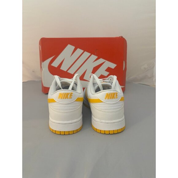 Nike dunk low white university gold men’s shoes size 11 DV0831 110 - Picture 3 of 6